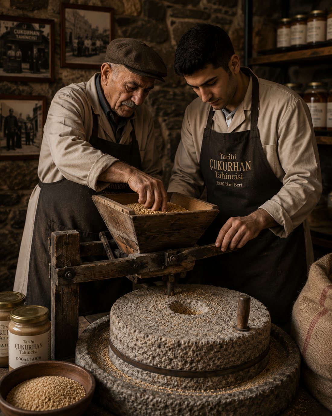 Ustalıkla tahin üretimi